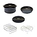 Air Fryer Accessories for Gowise Phillips and Cozyna, Set of 5, Fit all 3.7QT - 5.3QT - 5.8QT