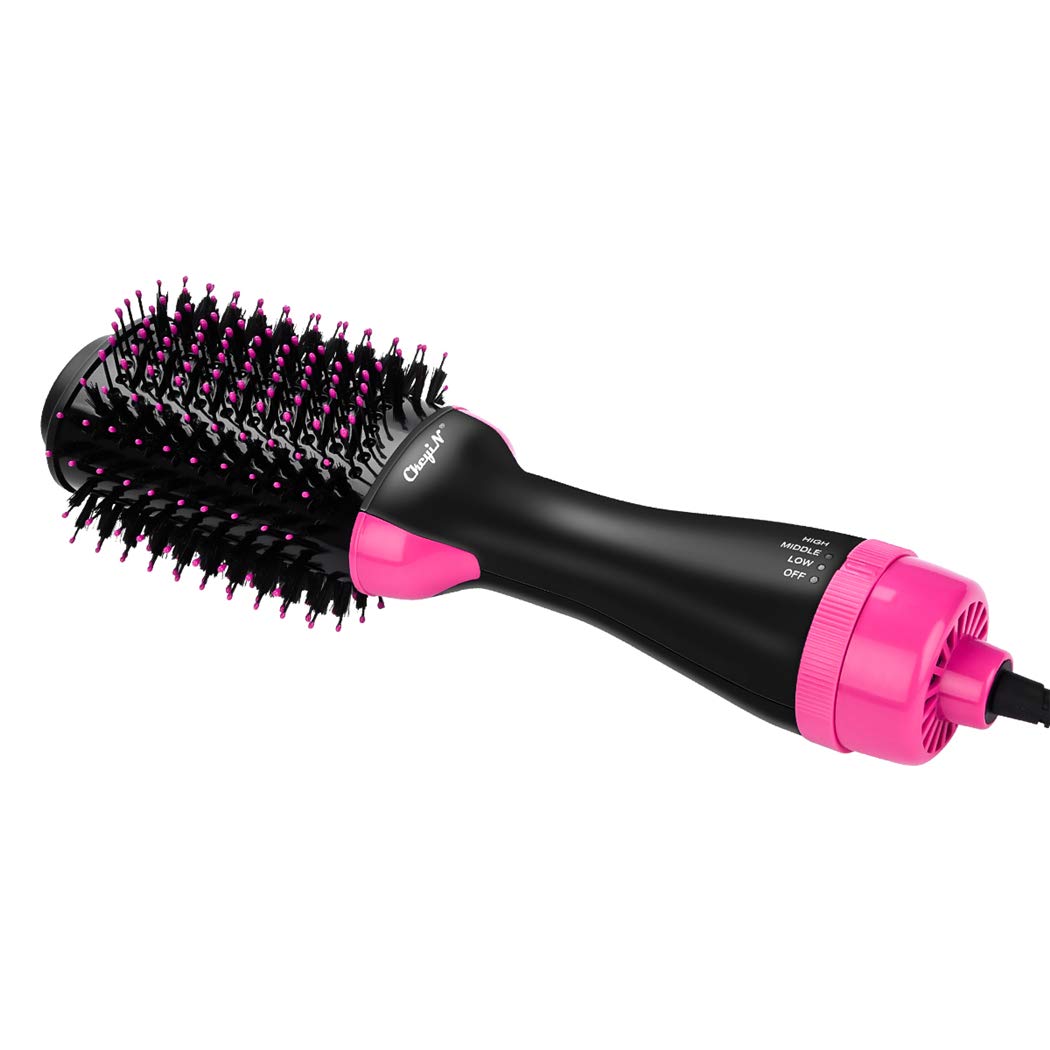 Hot Air Brush, CkeyiN One Single Step Hair Dryer and Volumizer Professional Salon Styling Tools & Appliances Blow Dryer Styler Brush for All Hair Type : Beauty