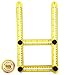 Template Tool - Measures All Angles and Forms Angle Template Tool and Angle Ruler for Handymen, Builders, Craftsmen, DIY