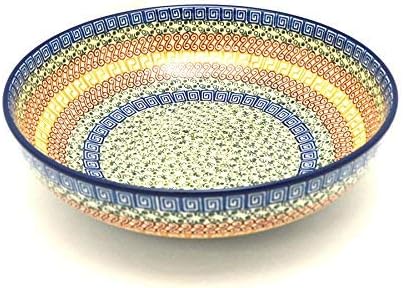 Amazon Com Polish Pottery Bowl Contemporary Large 11 Autumn Serving Bowls