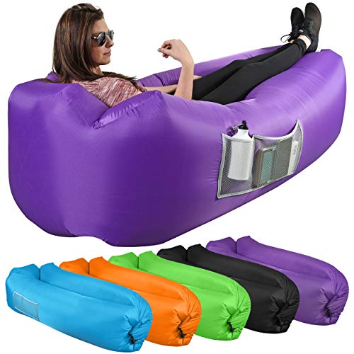 KOR Outdoors Inflatable Air Lounger/Sofa Heavy Duty Nylon Fabric No