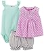Carter's Baby Girls' 3 Piece Dot Romper Set (Baby)