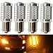 KATUR 4pcs 1156 BA15S 1141 7056 5630 33-SMD Amber 900 Lumens Super Bright LED Turn Tail Brake Stop Signal Light Lamp Bulb 12V 3.6W