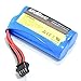 UdiRC Part UDI002-14 Battery 2x3.7V 1500mAh SM4P Plug for UDI002 RC Racing Boat