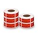 44LLC This is a Set Do Not Separate 1x2-inch Stickers - 5 Rolls/2500 Labels