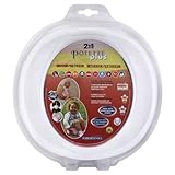 WHITE Potette Plus Port-A-Potty Training potty travel toilet Seat - 2 in 1
