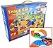 Liberty Imports Create A Road Super Snap Speedway | Magic Journey Flexible Track Set | Ideal Gift Toy for Toddlers, Kids, Boys, and Girls (Starter Kit (154 Pcs))