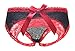 Sofishie Sexy Midnight Open Back Bow-Tie Panty/Panties/Underwear - Red - XL