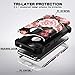 OBBCase iPhone 6 Case,iPhone 6s Case,[Heavy Duty] Three Layer Hybrid Sturdy Armor High Impact Resistant Protective Cover Cute Pretty Flowers Case for iPhone 6/6s Flowers Black 2
