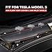 BougeRV Air Vent Cover for Tesla Model 3 Accessories, Air Intake Cover Air Inlet Filter ABS Plastic fits Tesla Model 3 2017 2018 2019 2020 Black