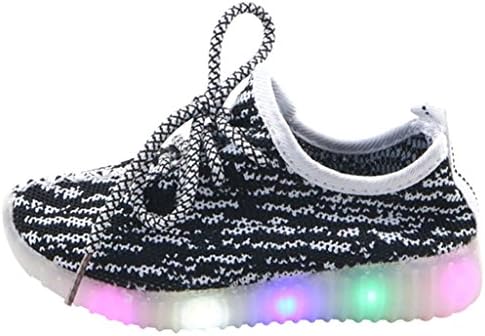ShangYi Kids Girls Boys LED Shoes Light up Sneakers Sports Loafers