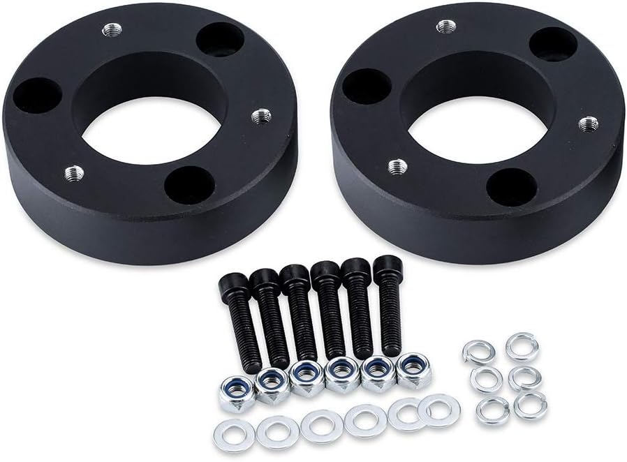 Springdoit Leveling Lift Kit Leveling Lift Durable Aluminum 1.5inch Lifting Block Car Chassis for for Ford F150
