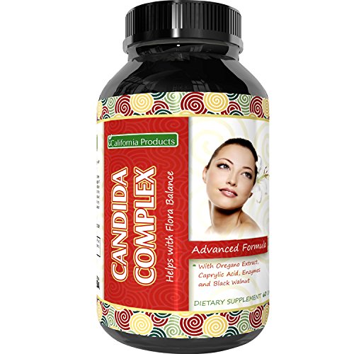 Natural Candida Cleanse Supplement Detoxifies and Eliminates Candida Overgrowth A Probiotic Blend for Men and Women that Improves Digestion and with Antifungal Properties 60 Capsules