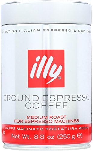 Illy Caffe Coffee Coffee - Espresso - Ground - Medium Roast - 8.8 oz - case of 6