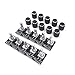 Seloky 10pcs Rotary Encoder Module KY-040 for Arduino Compatible Brick Sensor Switch Development Board（With 10 black knobs and Threaded）