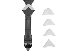 DANAIXZ Professional Sealant Scraper Caulking Tool Set with Angled Spatulas for DIY Home Improvement Bathroom Kitchen Tile Gr