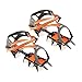 Strap Crampons Traction Device Anti-slip Ski Belt High Altitude Hiking 14 Teeth Mountaineering with Crampons Bag