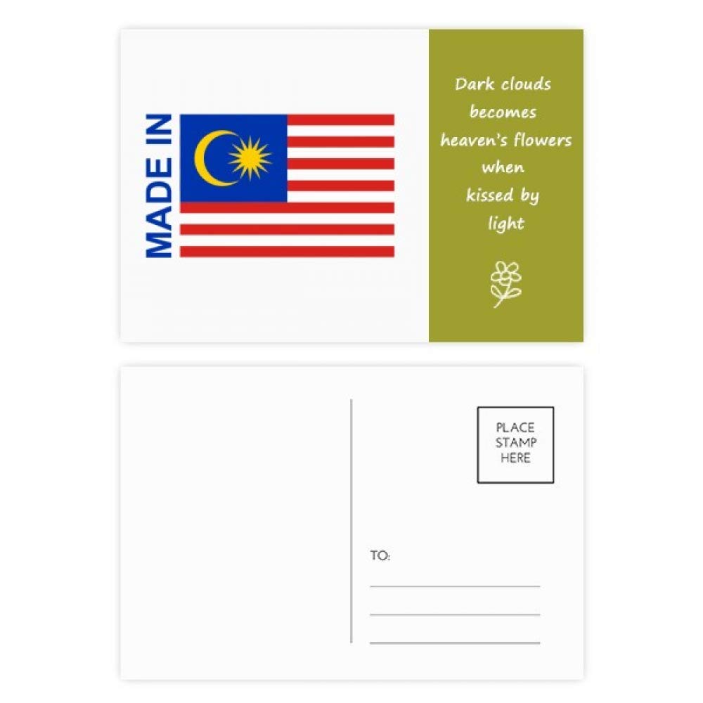 Office School Supplies Hello World Malay Friend Postcard Set Thanks Card Mailing Side 20pcs Paper Taqueridamakeup Com Br