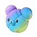 Highpot Jumbo Squishies Galaxy Bear Kawaii Squishy Slow Rising Cream Scented Stress Relief Toy for Kids/Adults (Blue)