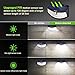 New Solar Lights Upgraded High Efficiency LEDs with 11.8 in² Solar Panel, 3 Optional Modes Sensitive PIR Motion Sensor Light with Wide Angle, IP65 Waterproof Solar Outdoor Security Wall Lights(2Pack)