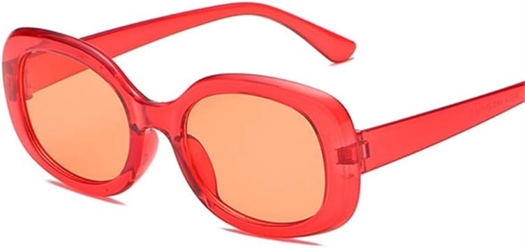 gafas rojas mujer