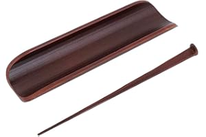 TOPINCN Tea Ceremony Utensil Tools Set Chinese Gong Fu Tea Tool Tea Tools Medium Size Tools -Roast Red Two-Piece