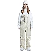 Come Wonka Women Men's Ski Overalls Waterproof Snow Bibs Ski Pants Windproof Insulated Overalls Pants Outdoor Snowboard Pant