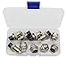 Raogoodcx 5Pcs 8 Pin Aviation Connector Male Female Plug Metal GX16 Panel Connector Socket Plug