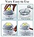 Humidifier by JZK, Air Cool Mist Humidifiers are Perfect to Purify any Personal Bedroom, Car, Desk or Babies Room, Comes with filter and easy to use on any Desk or for Travel! (Small, Yellow)