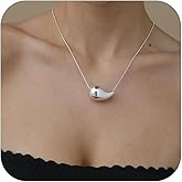 VULETO Teardrop Necklace Earrings Jewelry Set for Women, Dupes Drop Dainty 14k Gold Plated Water Hypoallergenic Pendant Necklace