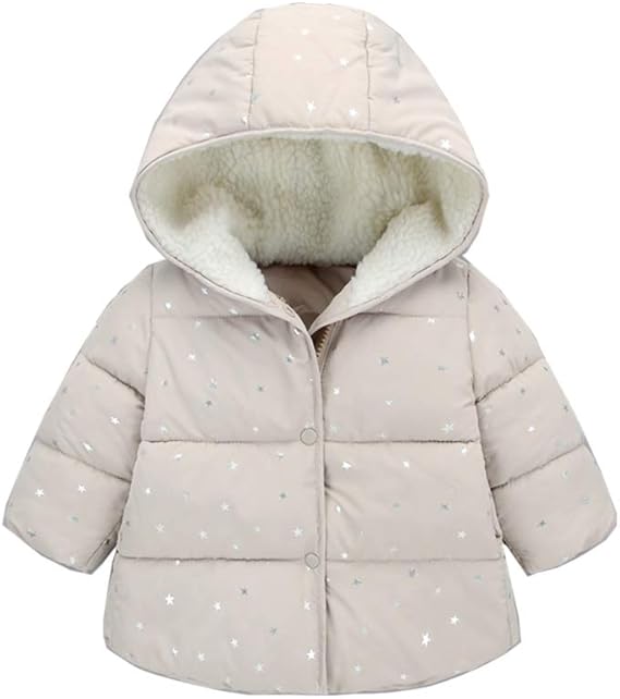 Amazon Co Jp Fairy Baby キッズコート 子供服 中綿ジャケット アウターウエア 防寒着 裏起毛 男の子 女の子 お洒落星柄 1 3歳 服 ファッション小物 Amazon Co Jp Fairy Baby キッズコート 子供服 中綿ジャケット アウターウエア 防寒着 裏起毛 男の子 女の子 お洒落星柄 1 3歳 服 ファッション小物
