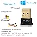 DAYKIT Mini USB Bluetooth 5.0 Dual Mode Adapter Dongle for Windows 11 Win 10 8 7 Black