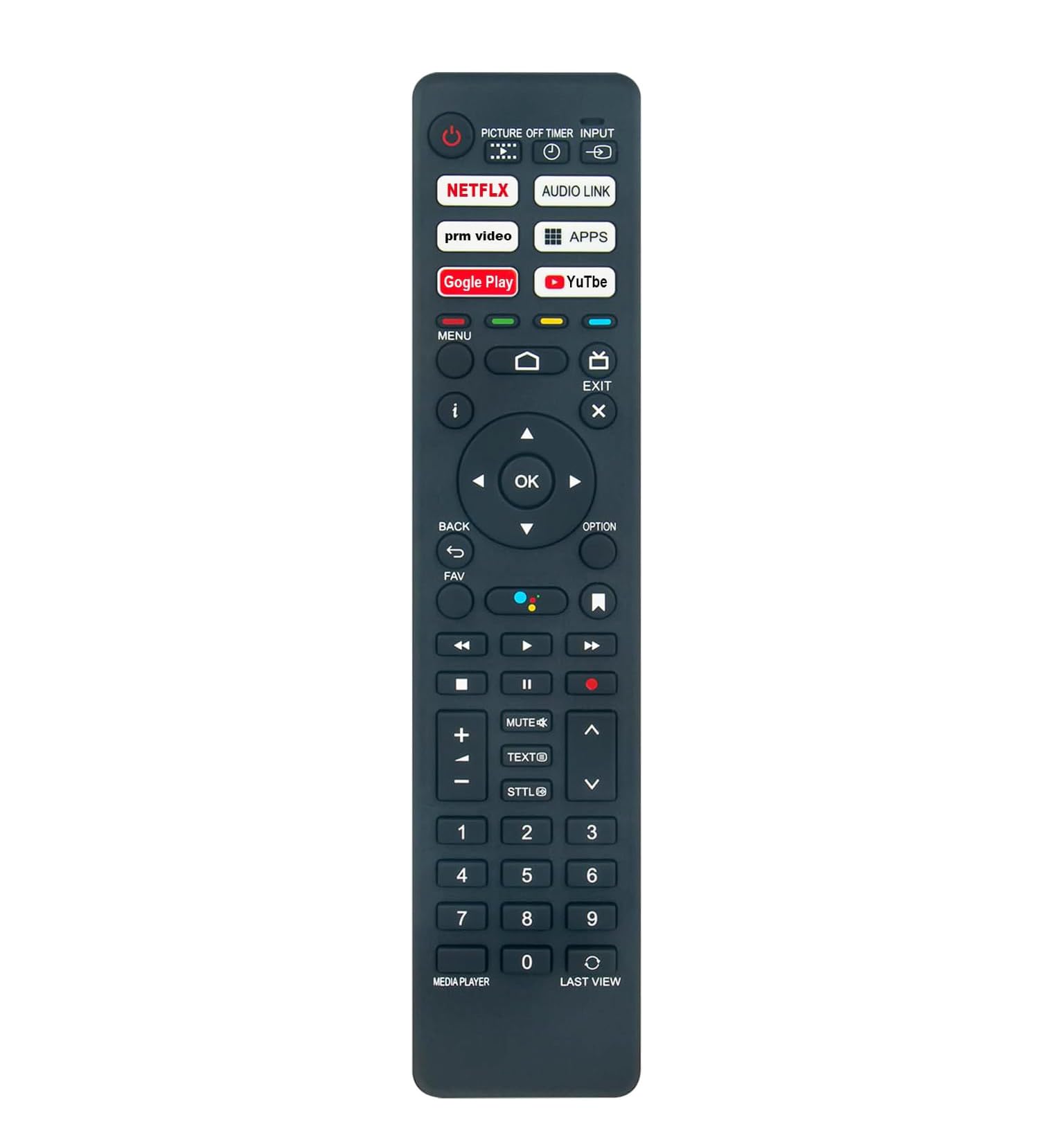 AULCMEET R3PA265 Voice Replacement Remote Control Compatible with Panasonic 4K OLED Smart TV TX-43LXN888 TX-43LXX889 TH-43LX800Z TX-43LXW834 TX-55LXT886 TH-50LX800X TX-43LXW834