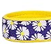 Blueberry Pet Soft & Comfy Loving Daisy Prints Padded Adjustable Dog Collar, Large, Neck 18