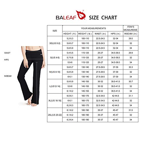 BALEAF-Damen-Flare-Yoga-Hose-Fitness-Hose-Yogahose