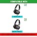 Jecobb MDR-1R Earpads Replacement Memory Foam & Protein Leather Ear Cushion Pads Cover for Sony MDR-1R, MDR-1RNC Headphones (Black)