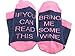 MUST ROSE SPORTS AND HOMEWEAR Unisex Cotton Socks IF YOU CAN READ THIS Talking Socks FUCK OFF Crew Socks (One Size, A-A-Pink)