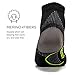 Feetures! Men's Plantar Fasciitis Relief Athletic Sock, black, Large (US Mens 9-12/US Womens 10-13)