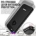 MASCHERI For iPhone 8 / iPhone 7 Case [Prism Series] Heavy Duty Rugged Drop Protection Dual Layer Protective Hybrid Armor Defender Case [Anti-Shock] for Apple iPhone 8 / iPhone 7 - Black