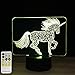 easuntec Night Light Unicorn 3D Night Light 7 Colors Change with Remote Night Lights for Kids Room Decor for Kids (Unicorn)