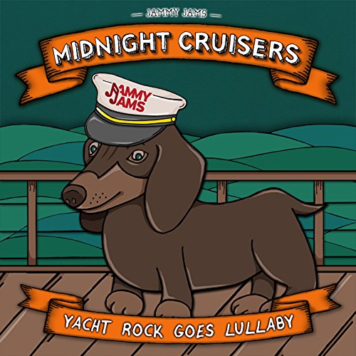 Jammy Jams 'Yacht Rocker' Teether and Lullaby Set - Yacht Rocker Teether w/ Beaded Pacifier Clip Midnight Cruisers: Yacht Rock Goes Lullaby Download (Black, Yellow & Red)
