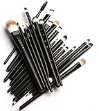 KOLIGHT 20 Pcs Pro Makeup Set Powder Face Foundation Eye shadow Eyeliner Lip Cosmetic Brushes