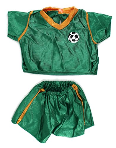 Dear Baby Gear Animal and Outfit Collection Mix And Match, Green Soccer Uniform Outfit Only