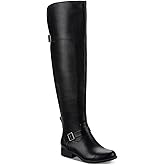 Sun + Stone Womens AnyaaWC Tall Over-The-Knee Boots Black 9.5 Medium (B,M)