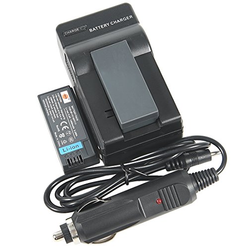 DSTE 2x NP-FC10 Battery + DC06 Travel and Car Charger Adapter for Sony DSC-F77 F77A FX77 P10 P12 P2 P3 P5 P7 P8 P9 V1 Camera as NP-FC11