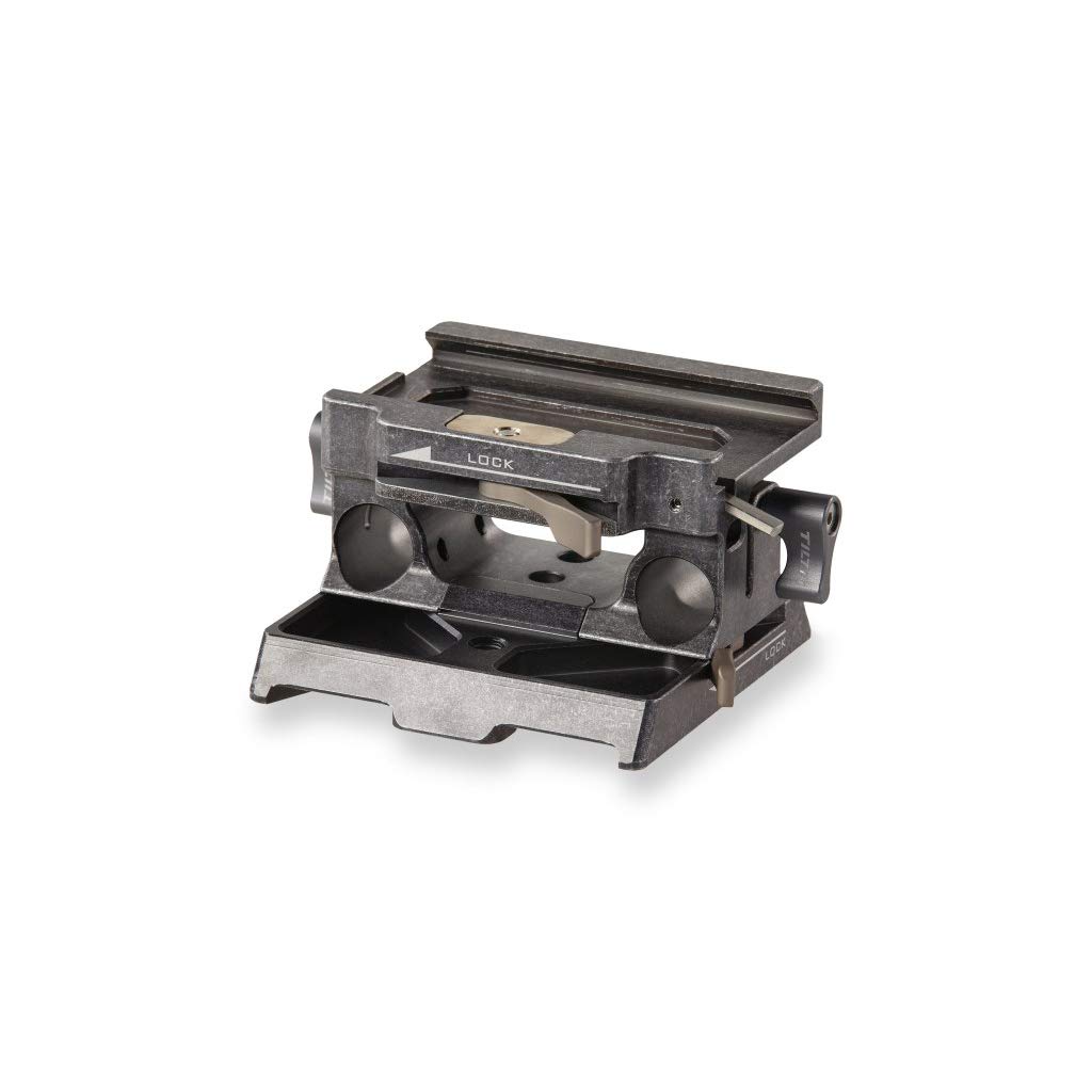 (Tactical Gray) TILTA TA-BSP-15 15mm LWS Baseplate Compatible with BMPCC 4K / 6K Cage Blackmagic Pocket Cinema Camera 4K / 6K Rig