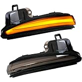 Powerty Car Led Side Mirrors for Toyota RAV4 2019-2025/2016-2024 Tacoma/2020-2025 Highlander Accessories Turn Signal Lights Indicator Strip 2PCS Sequential Dynamic Turn Signal Lights Indicator