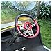 10L0L Universal Design Golf Cart Steering Wheel Fit for Yamaha Club Car DS & Precedent Tempo, EZGO RXV & TXT, Ergonomic Design Carbon Fiber Steering Wheel