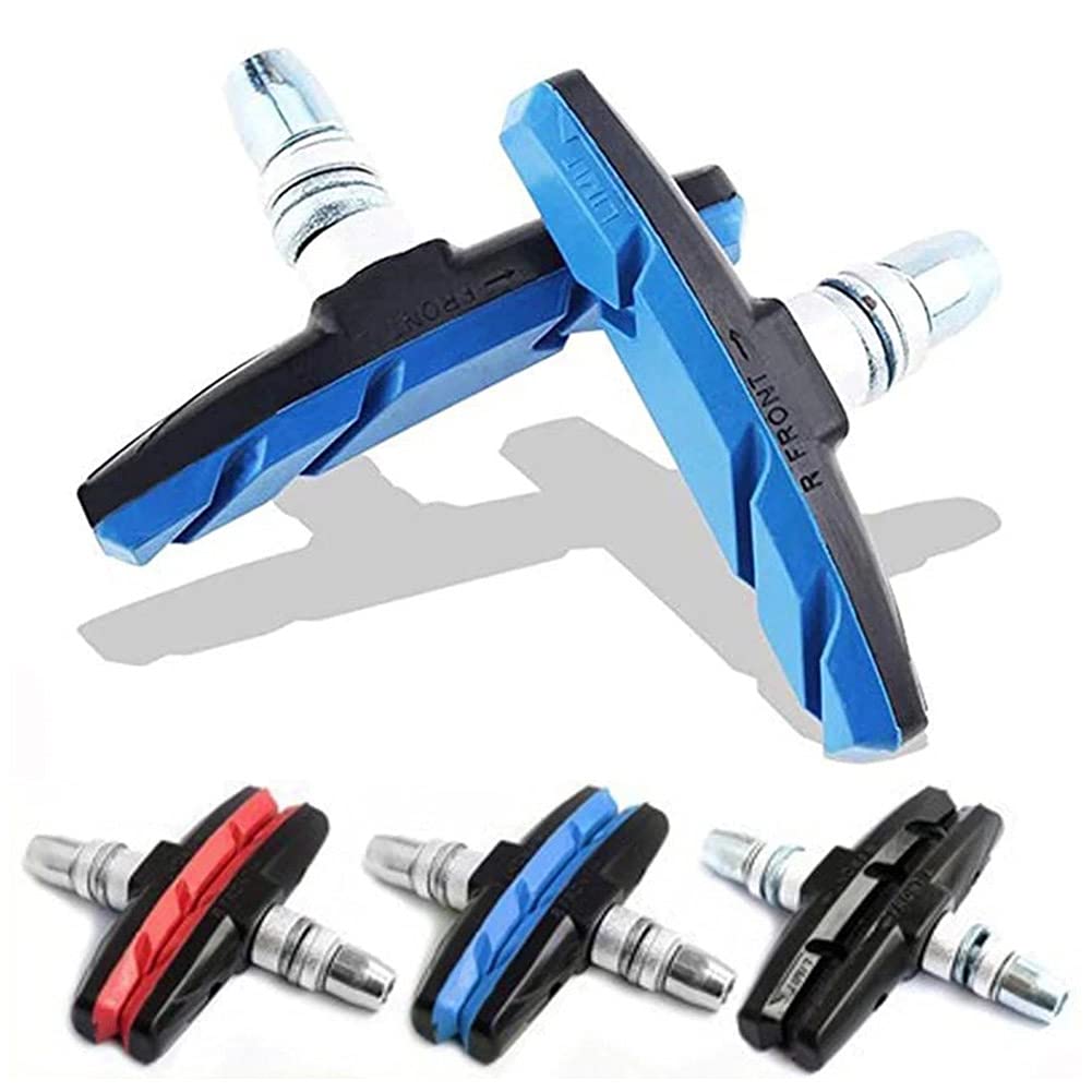 CYSJ 6 Pcs Bike Brake Pads Set Bike V-Brake Pads Set Road Mountain Bicycle V-Brake Blocks MTB/Hybrid Brake PadsUniversal V Brake Block Bicycle Accessories 70mm/2.75 Inch (3 Pairs)