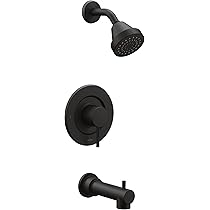 Shower Faucet Handle T2903EPBL Shower System Compatible With Moen Shower Trim Kit, Replacement For T2903EPBL Black Moen Tub Shower Trim, Easy To Install, Without 2510 Valve Shower Valve Handle